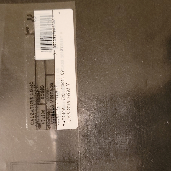 PRADA RED SNEAKER BOOT W/ GREY DRAW STRING BAG (USED) - Picture 7 of 7